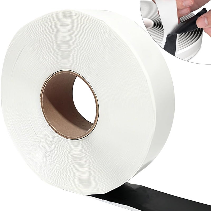 Wixeeua Double Sided Butyl Tape 2 Inch x 98FT, RV Butyl Sealant Tape for Window, Roofing, Car Doors, Boat, Pipe, DIY Projects, Permanent Bond, Waterproof Weatherproof, 1 Pack - Image 1